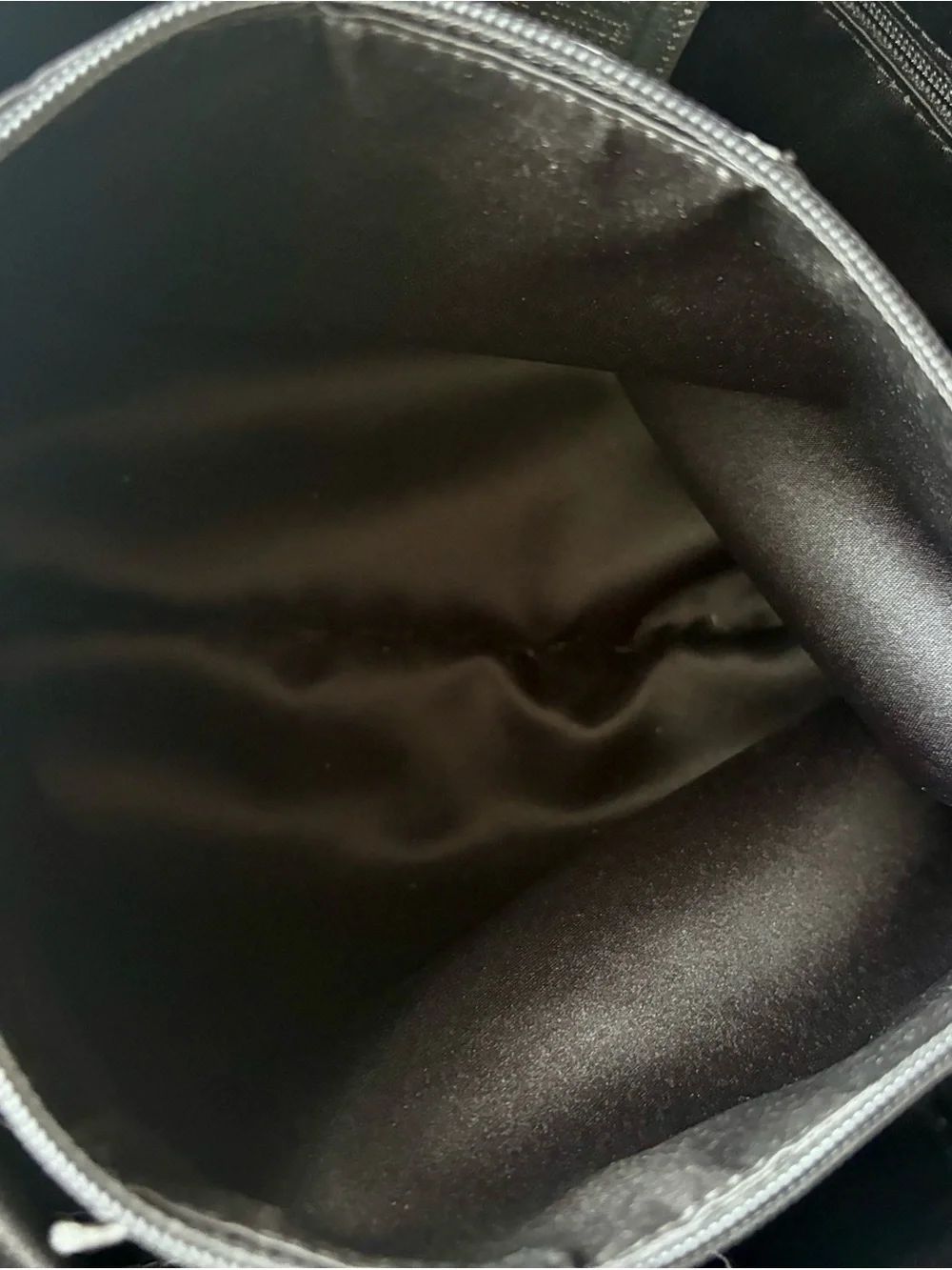 Coach Penelope Carryall Metallic Silver Leather Turnlock Tote